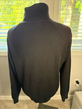 Unk Black Cowl Neck Lightweight Sweater